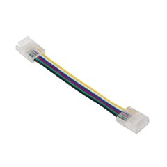 4-polni konektor s kablom za 12 mm RGB LED trak &ndash; brez spajkanja