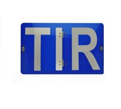 Preklopna aluminijasta modra TIR tabla