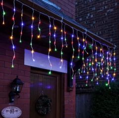 Led svetlobna zavesa rgb 300 led 13m