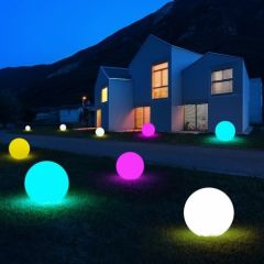 Dekorativna večbarvna (RGBW) LED krogla 220V / IP65 / Ø 70cm