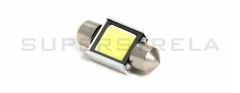 LED sijalka SJ / žarnica C5W, C21W, SV7-8, S8.5, SV8, SV8.5-8 / sofitna / cevna / Hladno bela / 1 LED / COB / 2,8W = 8W / 12V / 36mm