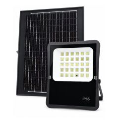 Solarna LED svetilka / reflektor / ekvivalent 35W / Hladno bela / vodotesna IP65
