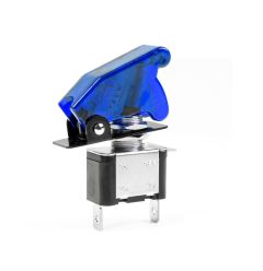 Preklopno 12/24V stikalo / Top Gun style / max 20A, MODRO