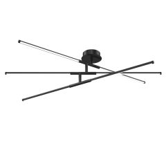 LED stropna svetilka 40W 4100lm CCT 3000K/4000K/6000K CRI90 – črna