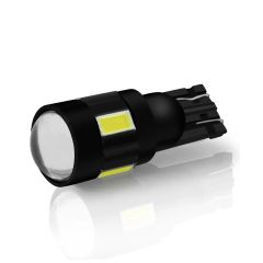 Avto LED žarnica  T10 / avto žarnica W2.1X9.5D, w5w, 194 / Hladno bela / 6 LED / 5630 / 1,8W = 15W / 12V