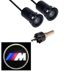 Univerzalna vgradna vzmetna laserska LED lučka za projiciranje logotipa BMW M3 / 12-24V 2