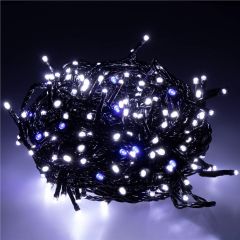 Zunanja Božično-novoletna LED veriga / 40m / 500 LED / 220V / Hladno bela flash