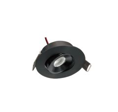 Mini vgradna led lucka crna 24V