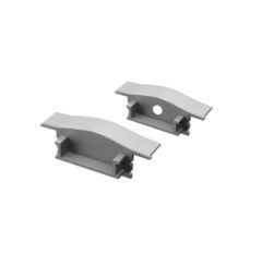 Zaključna kapa vgradnega alu profila 23,2 x 8mm / 2 kosa / BELA