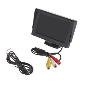Barvni TFT LCD zaslon (4,3 inče) za kamero za vzvratno vožnjo 