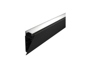 Črni alu led profil za obrobe