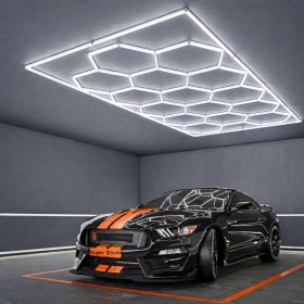 hexagon-stropna-led-osvetlitev-za-garazo-studio-brivnice-saloni