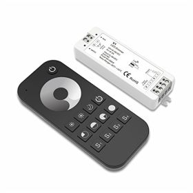 Radiofrekvenčni zatemnilnik / dimmer / LED / DC12-24V / 8A + daljinski upravljalnik