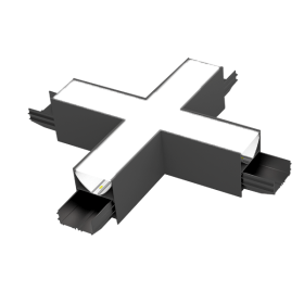 X - konektor za Linearna nadometna / linijska viseča svetila / črna / 15W / 1500lm / 3000K 