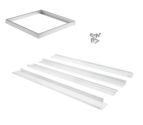 Beli okvir panela, nosilec za nadgradno montažo panela 600 x 600mm