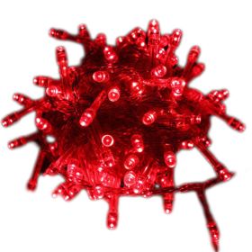 LED Božična veriga / Rdeča / 100 diod / 220V