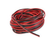 Kabel 2 x 0,50 mm², dvožilni / rdeč-črn