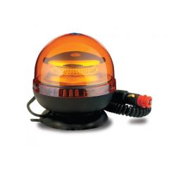 Rotacijska opozorilna oranžna LED luč / vodoodporna IP56 / 20W / 12-24 V / ECE R10 certifikat