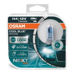 Halogenska žarnica Osram H4 12V 60/55W P43t Cool Blue NEXT GEN 5000K / 2 kosa