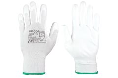 Delovne rokavice bele (poliuretanska prevleka) - velikost 10