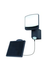 Reflektorska LED solarna svetilka s senzorjem  / Hladno bela / 500lm / IP44