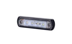 Stranska označevalna / opozorilna LED luč / Hladno bela / 4 LED / 1W / DC 12-24V
