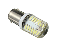 LED sijalka Ba9S / žarnica H6W / Hladno bela / 24 LED / 3014 / 2W = 10W / 12V / Canbus / z uporom