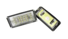 Avtomobilski LED lučki za osvetlitev registrske tablice / CanBus / z uporom / Hladno bela / 12V - za vozilo BMW E46 Sedan/Touring