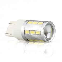 LED sijalka 7440 - enopolna / žarnica W3x16d, W21W / Hladno bela / 21 LED / 5630 / 4W = 30W / 12V