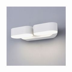 Zunanja LED fasadna luč 2 x 6W / IP54 / Toplo bela / 230V / Bela