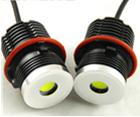 LED Angel Eyes marker kit / Hladno bela / 2x 1 LED / COB / 2x 32W / BMW / E39, E53, E65, E66, E60, E61, E63, E64, E87, X3