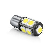 Avto LED sijalka Ba9S / žarnica H6W / Modra / 9 LED / 5050 / 2,16W = 5,94W / 12V