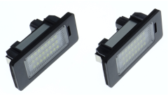 Avtomobilski LED lučki za osvetlitev registrske tablice / CanBus / z uporom / Hladno bela / 12V - za vozilo BMW  E82, E90, E60, E39, E70, E71 1