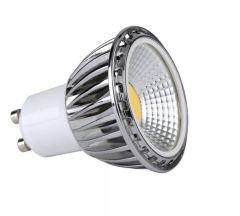 Gu10 LED sijalka / Gu10 LED žarnica s steklom / Toplo bela / 1 LED / COB / 4W = 40W / AC195~265V