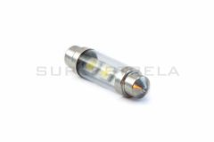 LED sijalka SJ / žarnica C5W, C21W, SV7-8, S8.5, SV8, SV8.5-8 / sofitna / cevna / Rdeča / 3 LED / 5050 / 0,72W = 1,08W / 12V / 42mm