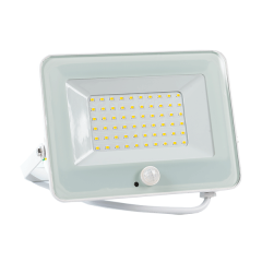 LED reflektor 50W slim s senzorjem / Toplo bela / 4500 lm / IP65 / 230V 