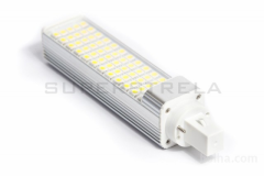 G24 LED sijalka / G24 LED žarnica / Toplo bela / 60 LED / 5050 / 11W = 80W / 230V / 4 pini