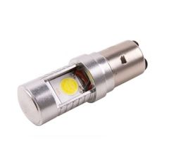 LED sijalka / avto žarnica H6 - BA20d / Hladno bela / 2 LED / COB / 4W = 35W / DC 10-30V