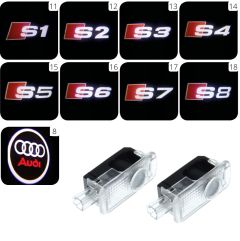 Laserski LED lučki za proiciranje logotipa / 12V - za vozila znamke Audi 1