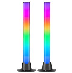 Pametna namizna svetilka RGB+W (večbarvna + 4000K) / bluetooth / music / USB