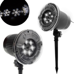 LED projektor za osvetlitev zunanjosti snežinke
