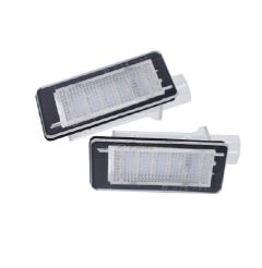LED lučki za osvetlitev registrske tablice / CanBus / Hladno bela / DC12V / RENAULT, DACIA