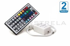 RGB LED IR daljinski krmilnik 630 / kontroler / upravljalnik / DC12V / 72W