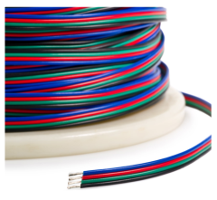 Štirižilni barvni kabel / 4 x 0,50 mm²