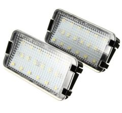 Avtomobilski LED lučki za osvetlitev registrske tablice / CanBus / z uporom / Hladno bela / DC12V - za vozila SEAT