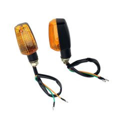 Smerokazi za motor z LED sijalko T10/W5W 12V / oranžni levi in desni smernik
