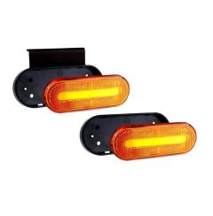 Stranska markirna LED luč Oranžna 10-30V