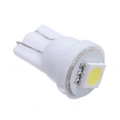 LED sijalka T10 / žarnica W2.1X9.5D, w5w, 194 / Hladno bela / 1 LED / 5050 / 0,24W = 3W / 12V