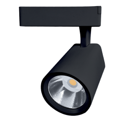 COB reflektorska LED luč za tračnico 20W / Nevtralno bela / 230V / črna
