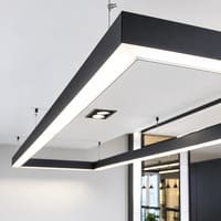 Stropna LED luč &ndash; linijski LED profil za osvetlitev, viseči, nadgradni in kvalitetni LED profili &ndash; SuperStrela.com